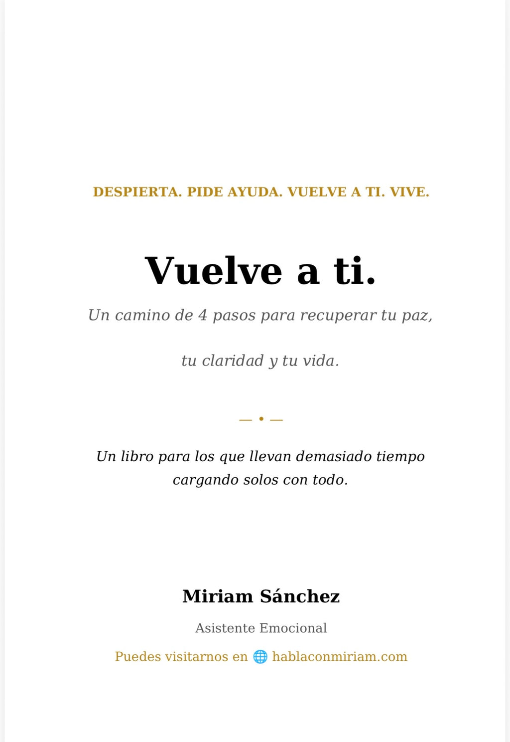 Vuelve a ti: Recupera tu esencia — ebook