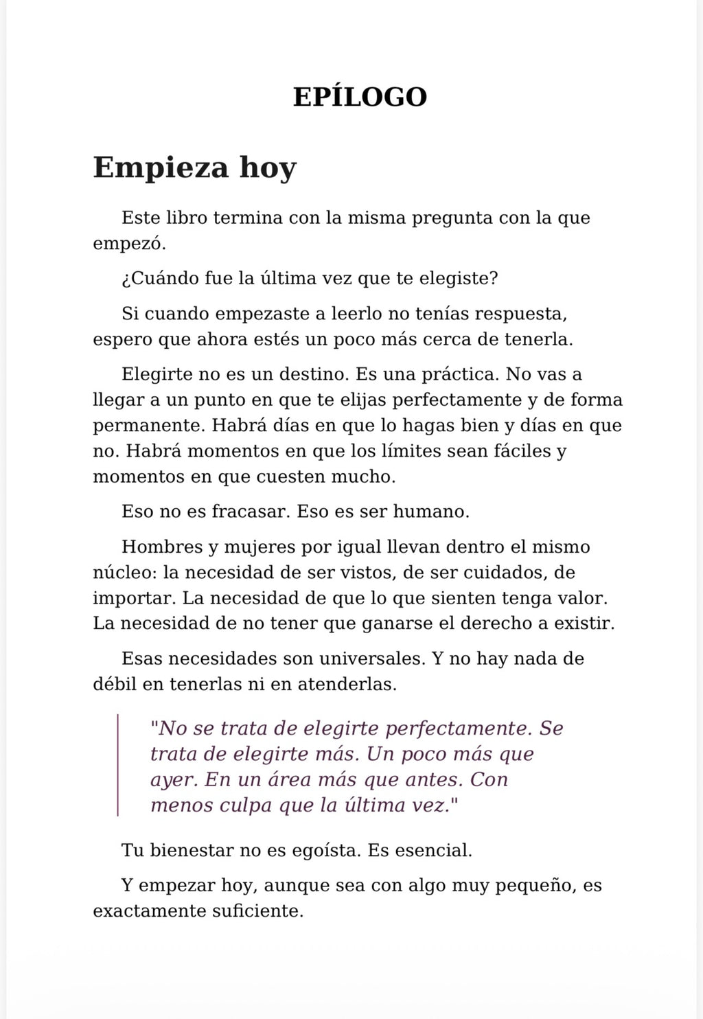 El poder de elegirte — Cómo ponerte primero sin culpa. —Ebook